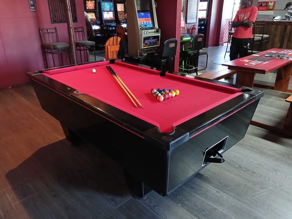 Urban Tretch Tents and Amusements Gallery Pool table