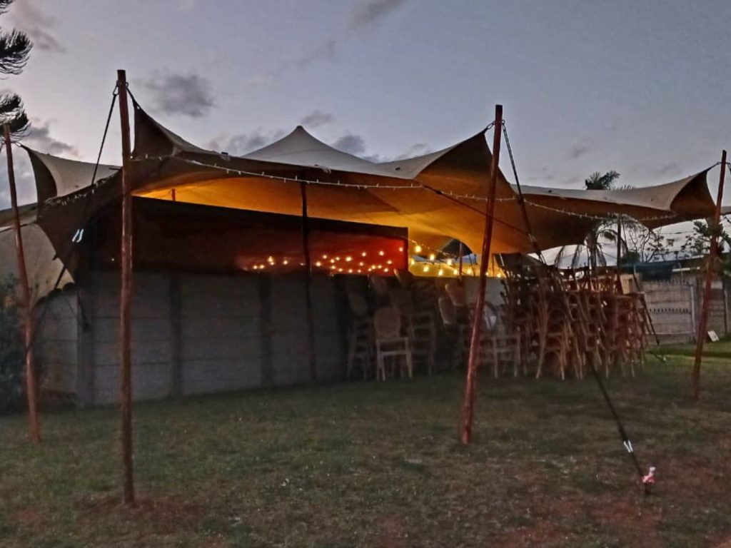 Urban Tretch Tents and Amusements Gallery with fairy lights